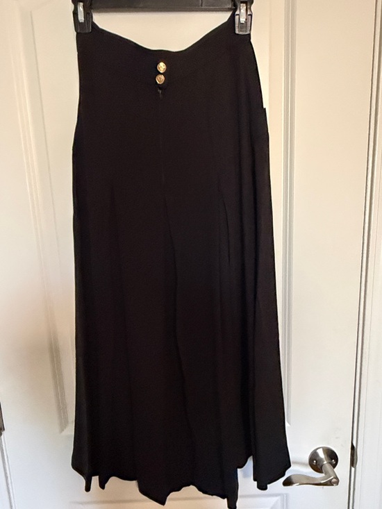 CHANEL Black A-Line Midi Skirt - Picture 3 of 3